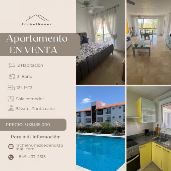 Apartamento en Venta en  Bávaro, La Altagracia