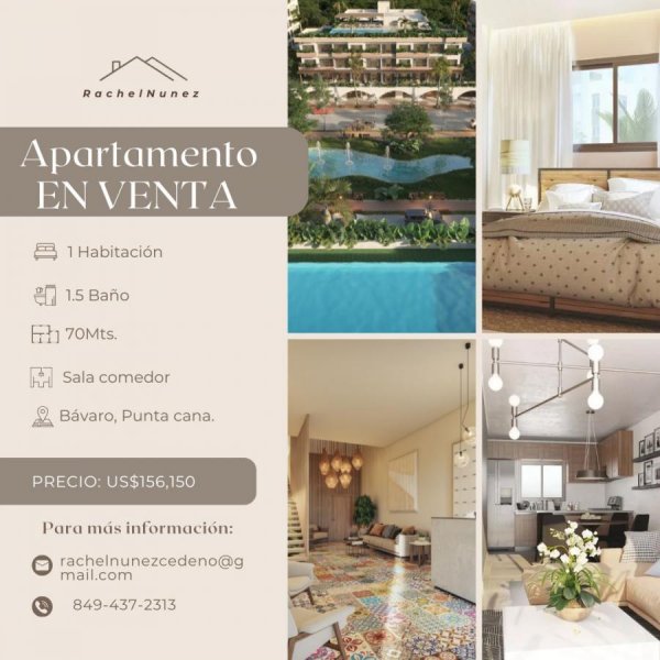 Apartamento en Venta en  Bávaro, La Altagracia