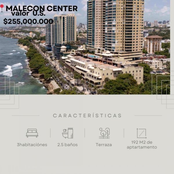 Vendo apartamento Malecón center en Santo domingo 