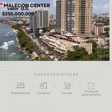 Vendo apartamento Malecón center en Santo domingo