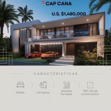 Casa en Venta en  Cap Cana, La Altagracia