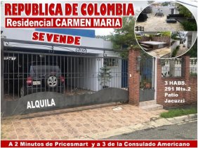 Casa en Venta en REPUBLICA DE COLOMBIA Cerros de Arroyo Hondo, Distrito Nacional