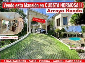 Casa en Venta en CUESTA HERMOSA II Altos de Arroyo Hondo, Distrito Nacional