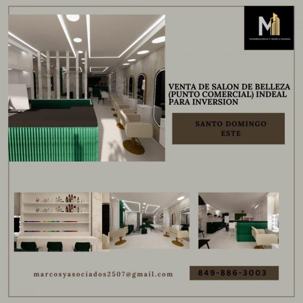 Vendo Salón de belleza ideal para inversión en Santo Domingo este
