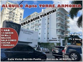 Apartamento en Alquiler en PIANTINI Piantini, Distrito Nacional