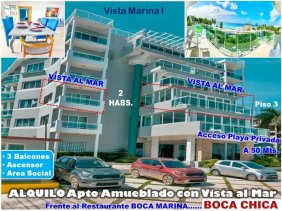 Apartamento en Alquiler en  Boca Chica, Santo Domingo