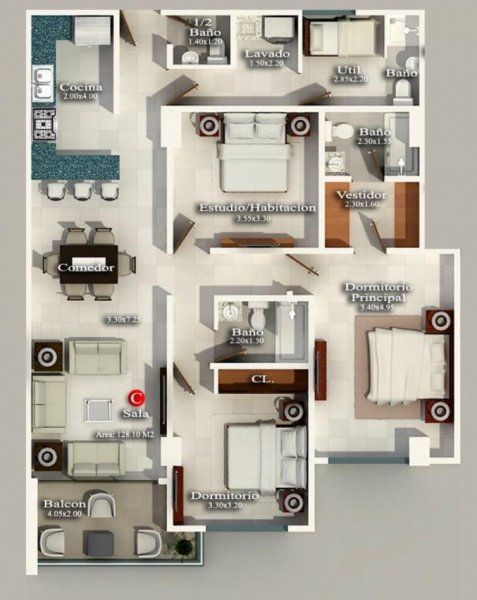 Apartamento en Venta en Bella Vista Bella Vista, Distrito Nacional