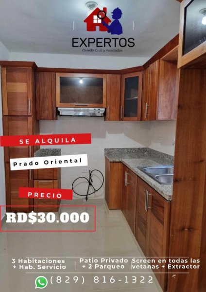 Apartamento en Alquiler en Prado oriental Santo Domingo Este, Santo Domingo