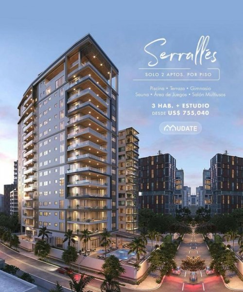 Apartamento en Venta en Serrallés Piantini, Distrito Nacional