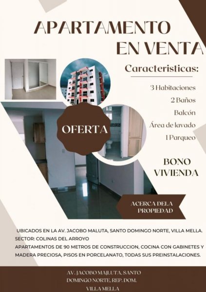 Apartamento en Venta en VILLA MELLA Santo Domingo Norte, Santo Domingo