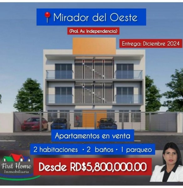 Foto Apartamento en Venta en Mirador del Oeste, Santo Domingo Oeste, Santo Domingo - $ 5.800.000 - APV55396 - BienesOnLine