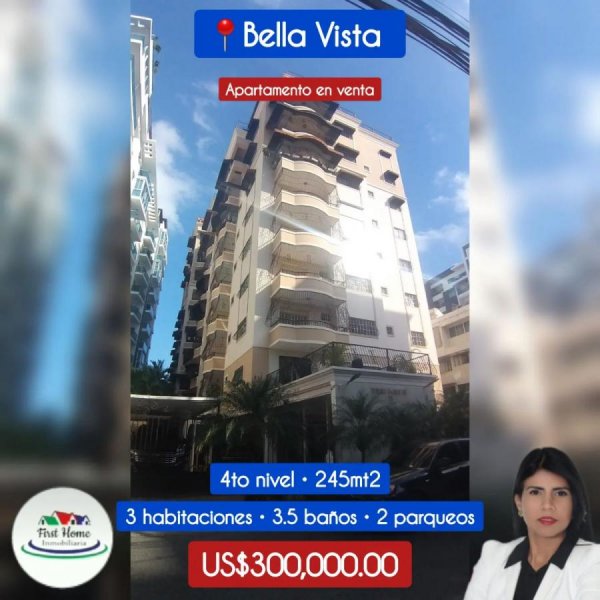 Apartamento en Venta en Bella Vista Bella Vista, Distrito Nacional