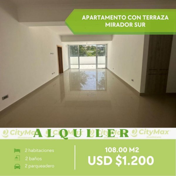 Apartamento en Alquiler en  Mirador Sur, Distrito Nacional