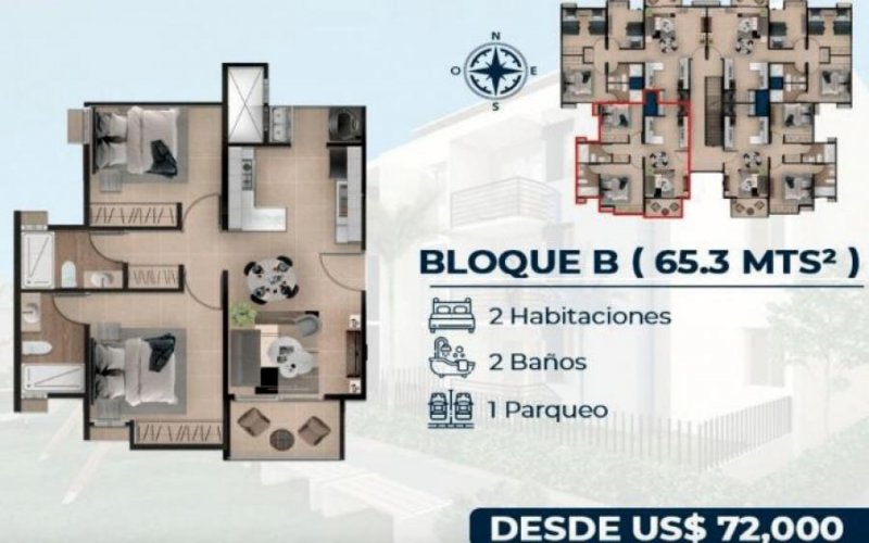 Foto Apartamento en Venta en Salvaleón de Higüey, La Altagracia - U$D 72.000 - APV38019 - BienesOnLine