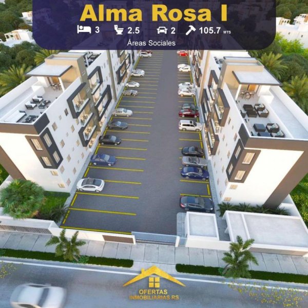 Apartamento en Venta en Alma Rosa I Santo Domingo Este, Santo Domingo