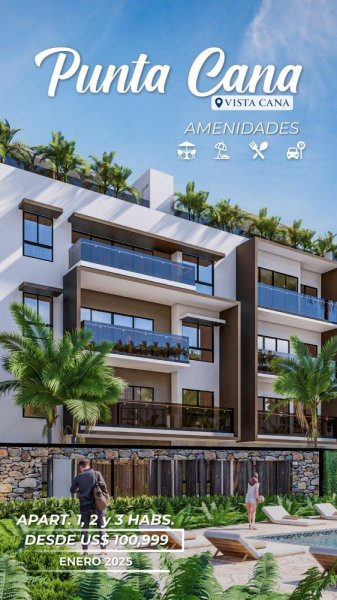 Apartamento en Venta en  Punta Cana, La Altagracia