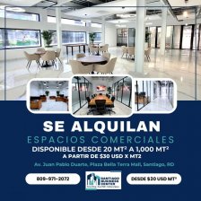 Oficina en Alquiler en La Esmeralda Santiago de los Caballeros, Santiago