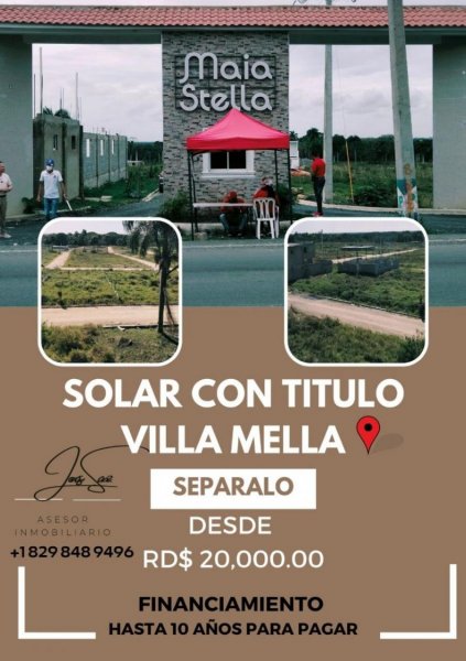 Solar en Venta en VILLA MELLA Santo Domingo Norte, Santo Domingo
