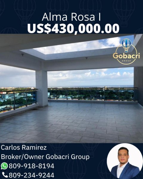 Foto Penthouse en Venta en alma rosa I, alma rosa I, Santo Domingo - U$D 430.000 - PEV15751 - BienesOnLine
