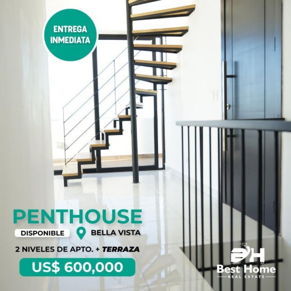 Penthouse en Venta en  Bella Vista, Distrito Nacional