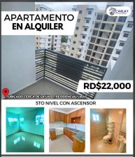 Apartamento en Alquiler en  Santiago de los Caballeros, Santiago