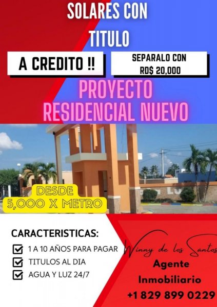 Solar en Venta en villa mella Santo Domingo Norte, Santo Domingo