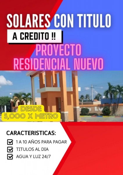 Solar en Venta en  Villa MELLA, Santo Domingo