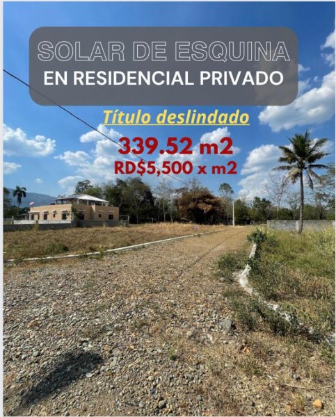 Solar en Venta en BONAO Bonao, Monseñor Nouel