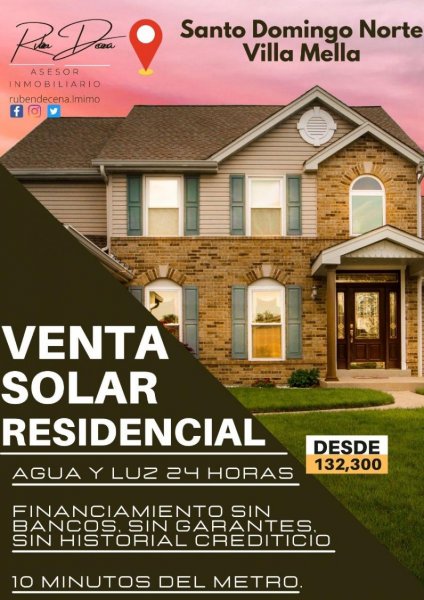 Foto Solar en Venta en VILLA MELLA, Santo Domingo Norte, Santo Domingo - $ 119.070 - SOV18351 - BienesOnLine