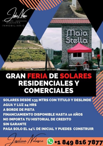 Foto Solar en Venta en SANTO DOMINGO NORTE, VILLA MELLA, Santo Domingo - $ 810 - SOV19452 - BienesOnLine