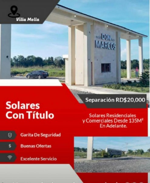 Solar en Venta en Villa Mella Santo Domingo Norte, Santo Domingo