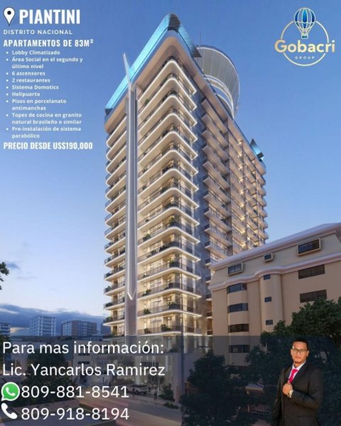 Foto Apartamento en Venta en Piantini, Piantini, Distrito Nacional - U$D 190 - APV22017 - BienesOnLine