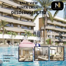 Vendo apartamento en el Residencial PALM VIEW en Punta Cana