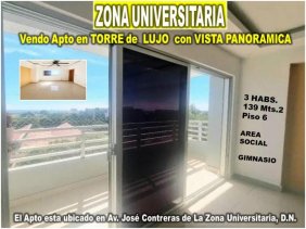 Apartamento en Venta en ZONA UNIVEARSITARIA Gazcue, Distrito Nacional