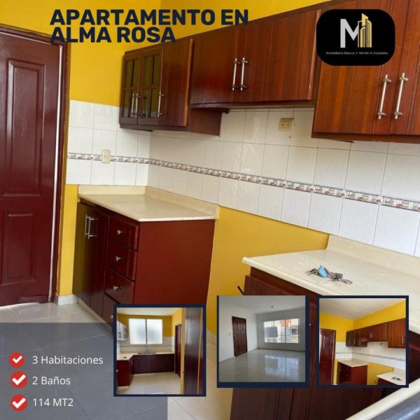 Apartamento en Venta en Alma Rosa I Santo Domingo Este, Santo Domingo