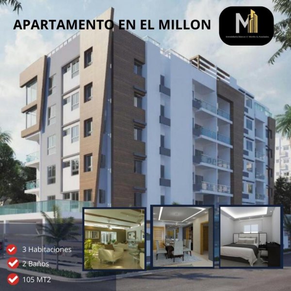 Apartamento en Venta en El millón Santo Domingo Oeste, Santo Domingo