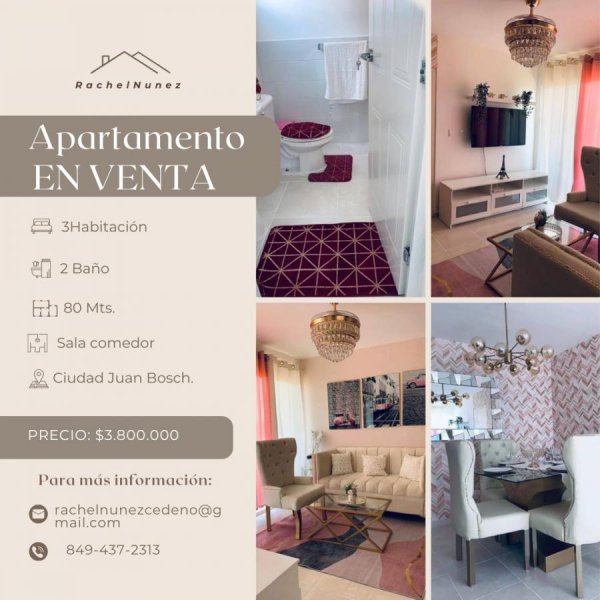 Apartamento en Venta en La Ciudad Juan Bosch Santo Domingo Este, Santo Domingo