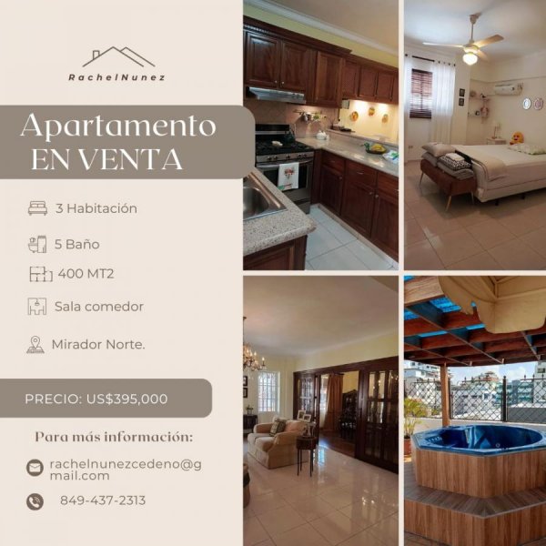 Apartamento en Venta en Mirador Norte. Santo Domingo Norte, Santo Domingo