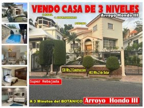 Casa en Venta en ARROYO HONDO III Altos de Arroyo Hondo, Distrito Nacional
