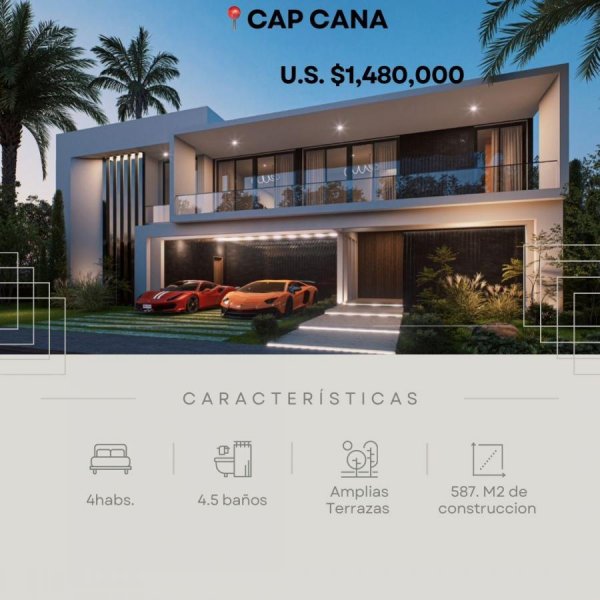 Casa en Venta en  Cap Cana, La Altagracia