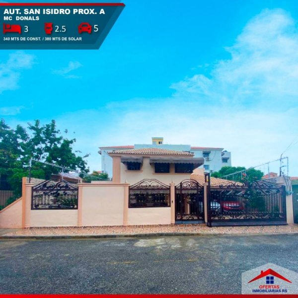 Foto Casa en Venta en Santo Domingo Este, República Dominicana, Autopista de San Isidro, Santo Domingo - U$D 282.000 - CAV15399 - BienesOnLine