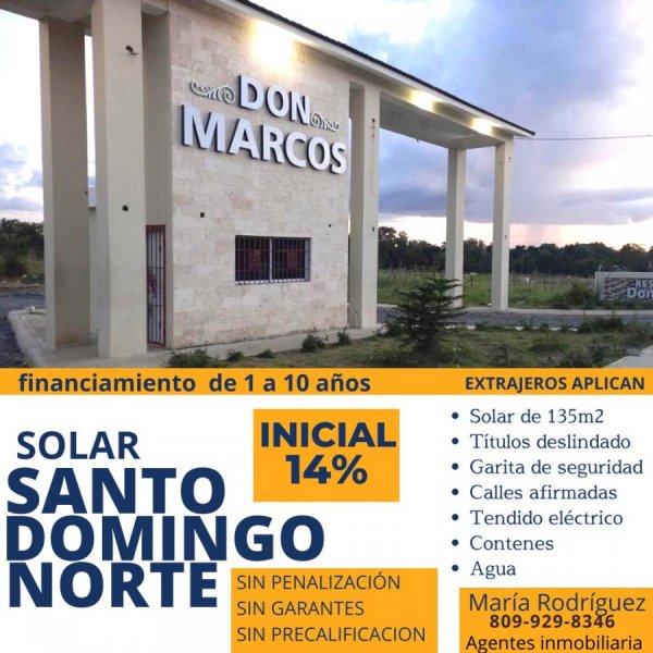 Solar en Venta en  Av. Ramón Matías Mella, SANTO DOMINGO NORTE, VILLA, Santo Domingo