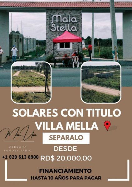 Solar en Venta en Villa Mella Santo Domingo, Santo Domingo
